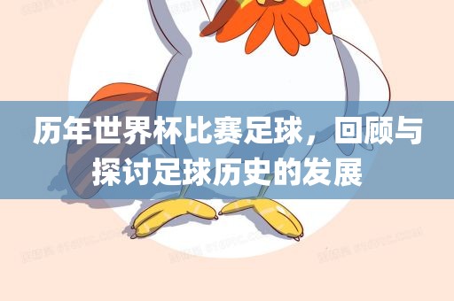 历年世界杯比赛足球，回顾与探讨足球历史的发展眉山市正发家政服务有限公司
