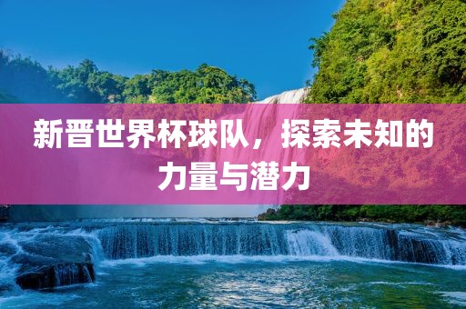 新晋世界杯球队，探索未知的力量与潜力