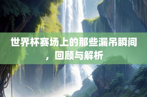 世界杯赛场上的那些漏吊瞬间，回顾与解析眉山市正发家政服务有限公司
