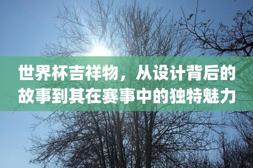 世界杯吉祥物，从设计背后的故事到其在赛事中的独特魅力