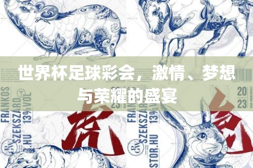 世界杯足球彩会，激情、梦想与荣耀的盛宴眉山市正发家政服务有限公司