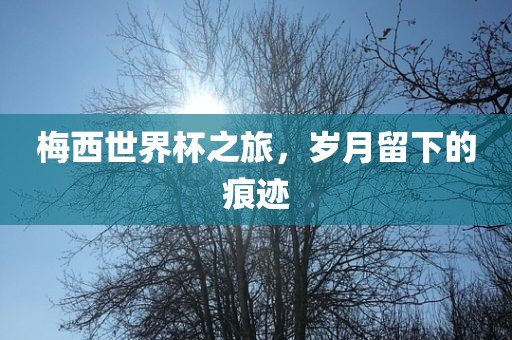 梅西世界杯之旅，岁月留下的痕迹
