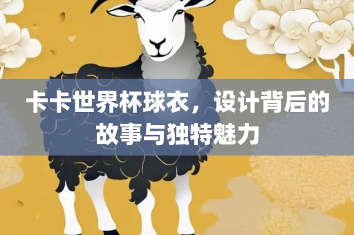 卡卡世界杯球衣，设计背后的故事与独特魅力