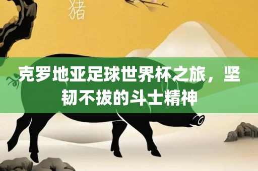 克罗地亚足球世界杯之旅，坚韧不拔的斗士精神