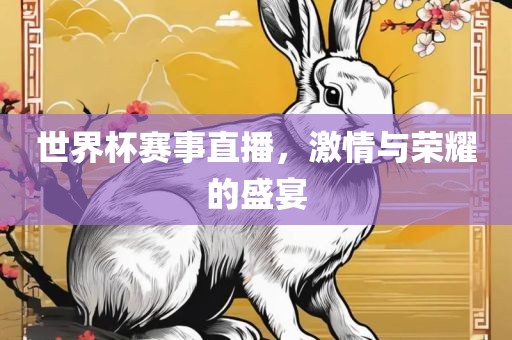 世界杯赛事直播，激情与荣耀的盛宴眉山市正发家政服务有限公司