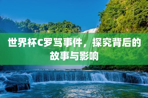 世界杯C罗骂事件，探究背后的故事与影响眉山市正发家政服务有限公司