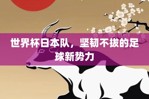 世界杯日本队，坚韧不拔的足球新势力
