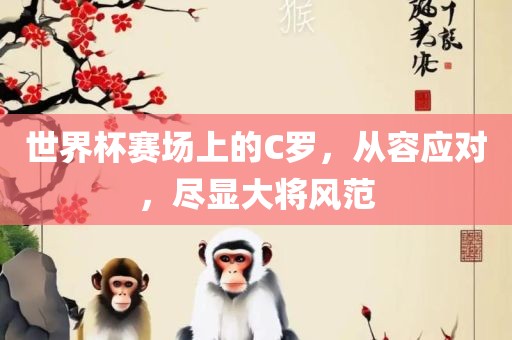 世界杯赛场上的C罗，从容应对，尽显大将风范