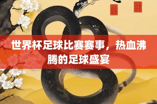 世界杯足球比赛赛事，热血沸腾的足球盛宴