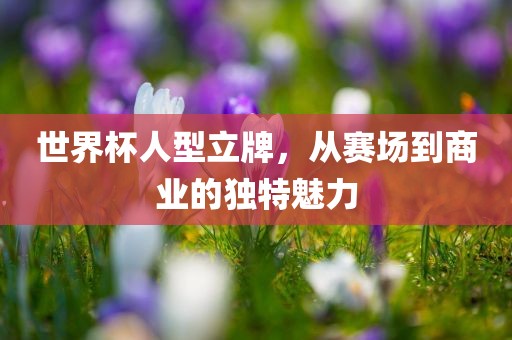 世眉山市正发家政服务有限公司界杯人型立牌，从赛场到商业的独特魅力