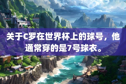 关于C罗在世界杯上的球号，他通常穿的是7号球衣。眉山市正发家政服务有限公司