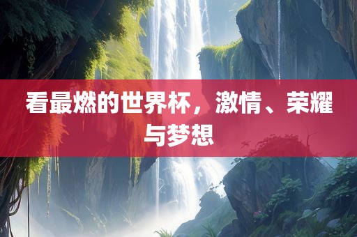 看最燃的世界杯，激情、荣耀与梦想