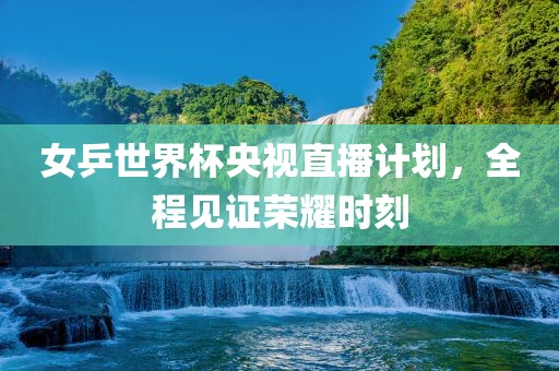 女乒世界杯央视眉山市正发家政服务有限公司直播计划，全程见证荣耀时刻