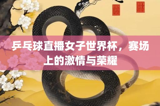 乒乓球直播女子世界杯，赛场上的激情与荣耀眉山市正发家政服务有限公司