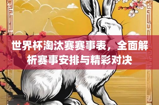 世界杯淘汰赛赛事表，全面解析赛事安排与精彩对决眉山市正发家政服务有限公司