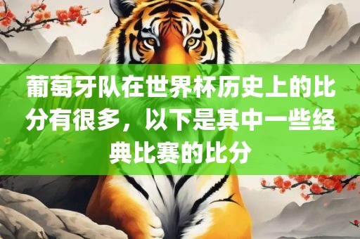 葡萄牙队在世界杯历史上的比分有很多，以下是其中一些经典比赛的比分眉山市正发家政服务有限公司