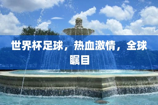 世界杯足球，热血激情，全球瞩目