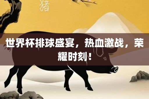 世界杯排球盛宴，热血激战，荣耀时刻！