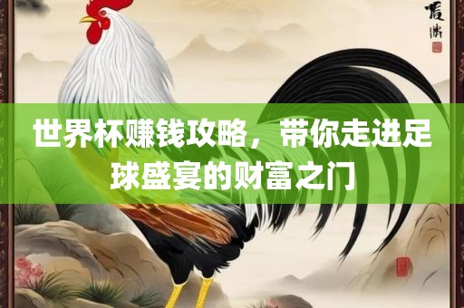 世界杯赚钱攻略，带你走进足球盛宴的财富之门