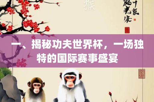 一、揭秘功夫世界杯，一场独特的国际赛事盛宴