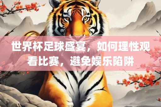 世界杯足球盛宴，如何理性观看比赛，避免娱乐陷阱
