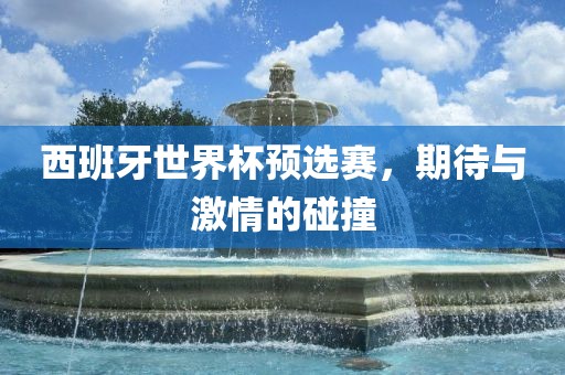 西班牙世界杯预选赛，期待与激情的碰撞