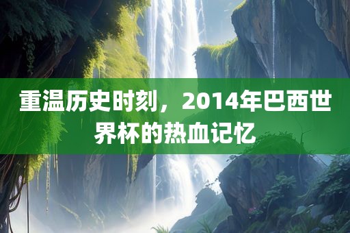 重温历史时刻，2014年巴西世界杯的热血记忆