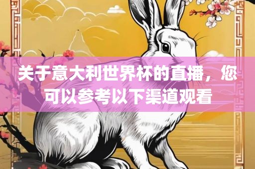 关于意大利世界杯的直播，您可以参考以下渠道观看