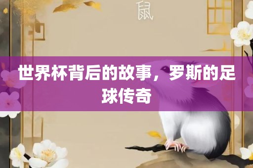 世界杯背后的故事，罗斯的足球传奇