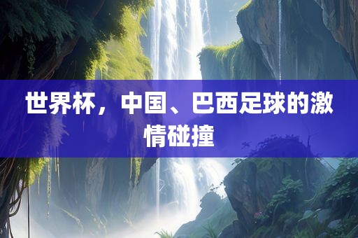 世界杯，中国、巴西足球的激情碰撞
