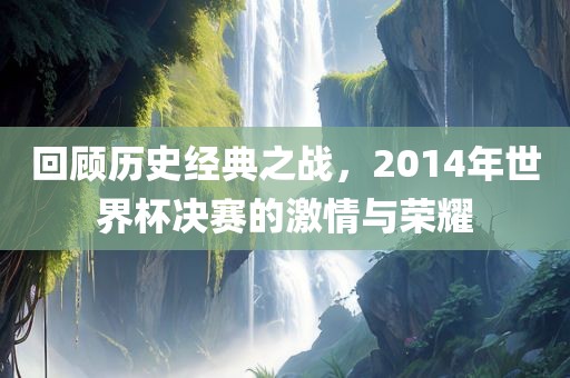 回顾历史经典之战，2014年世界杯决赛的激情与荣耀