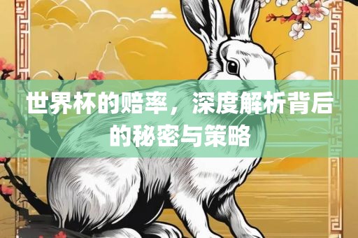 世界杯的赔率，深度解析背后的秘密与策略