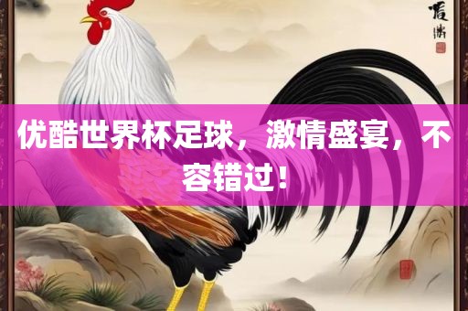 优酷世界杯足球，激情盛宴，不容错过！
