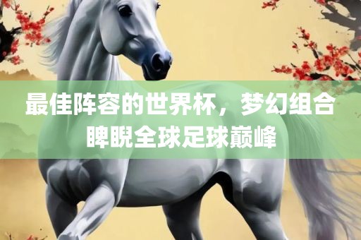 最佳阵容的世界杯，梦幻组合睥睨全球足球巅峰