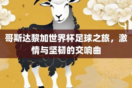 哥斯达黎加世界杯足球之旅，激情与坚韧的交响曲