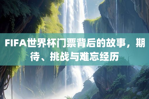 FIFA世界杯门票背后的故事，期待、挑战与难忘经历