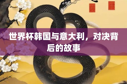 世界杯韩国与意大利，对决背后的故事