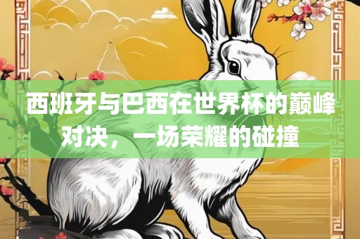 西班牙与巴西在世界杯的巅峰对决，一场荣耀的碰撞