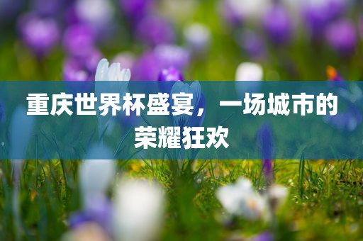 重庆世界杯盛宴，一场城市的荣耀狂欢