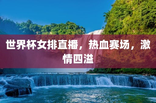 世界杯女排直播，热血赛场，激情四溢