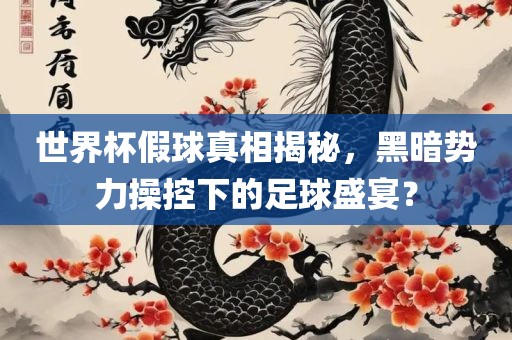 眉山市正发家政服务有限公司世界杯假球真相揭秘，黑暗势力操控下的足球盛宴？