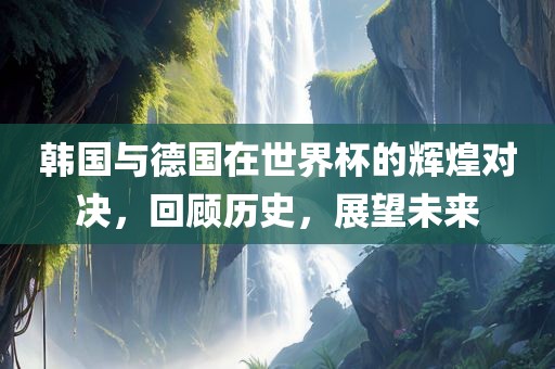 韩国与德国在世界杯的辉煌对决，回顾历史，展望未来眉山市正发家政服务有限公司