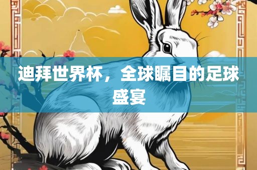 迪拜世界杯，全球瞩目的足球盛宴