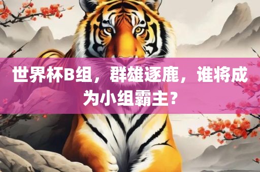 世界杯B组，群雄逐鹿，谁将成为小组霸主？