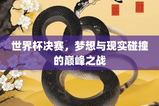 世界杯决赛，梦想与现实碰撞的巅峰之战眉山市正发家政服务有限公司