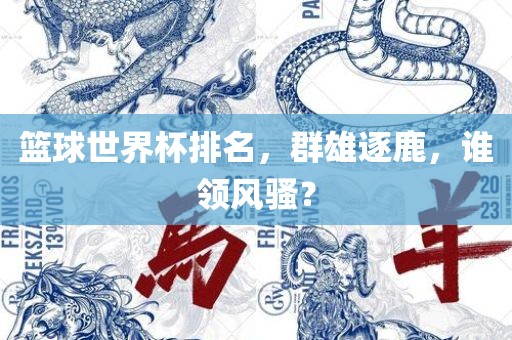 篮球世界杯排名，群雄逐鹿，谁领风骚？眉山市正发家政服务有限公司
