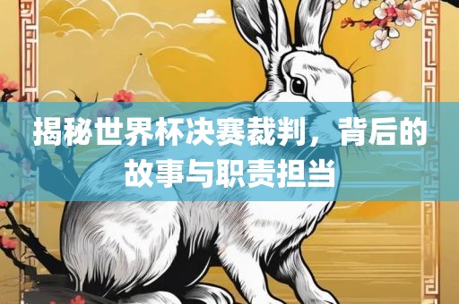 揭秘世界杯决赛裁判，背后的故事与职责担当眉山市正发家政服务有限公司