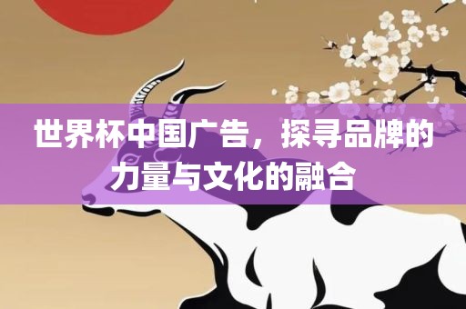 世界杯中国广告，眉山市正发家政服务有限公司探寻品牌的力量与文化的融合