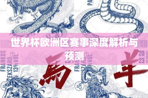 世界杯欧洲区赛事深度解析与预测眉山市正发家政服务有限公司