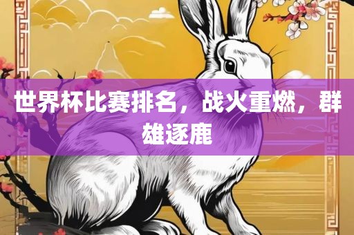 世界杯比赛排名，战火重燃，群雄逐鹿眉山市正发家政服务有限公司